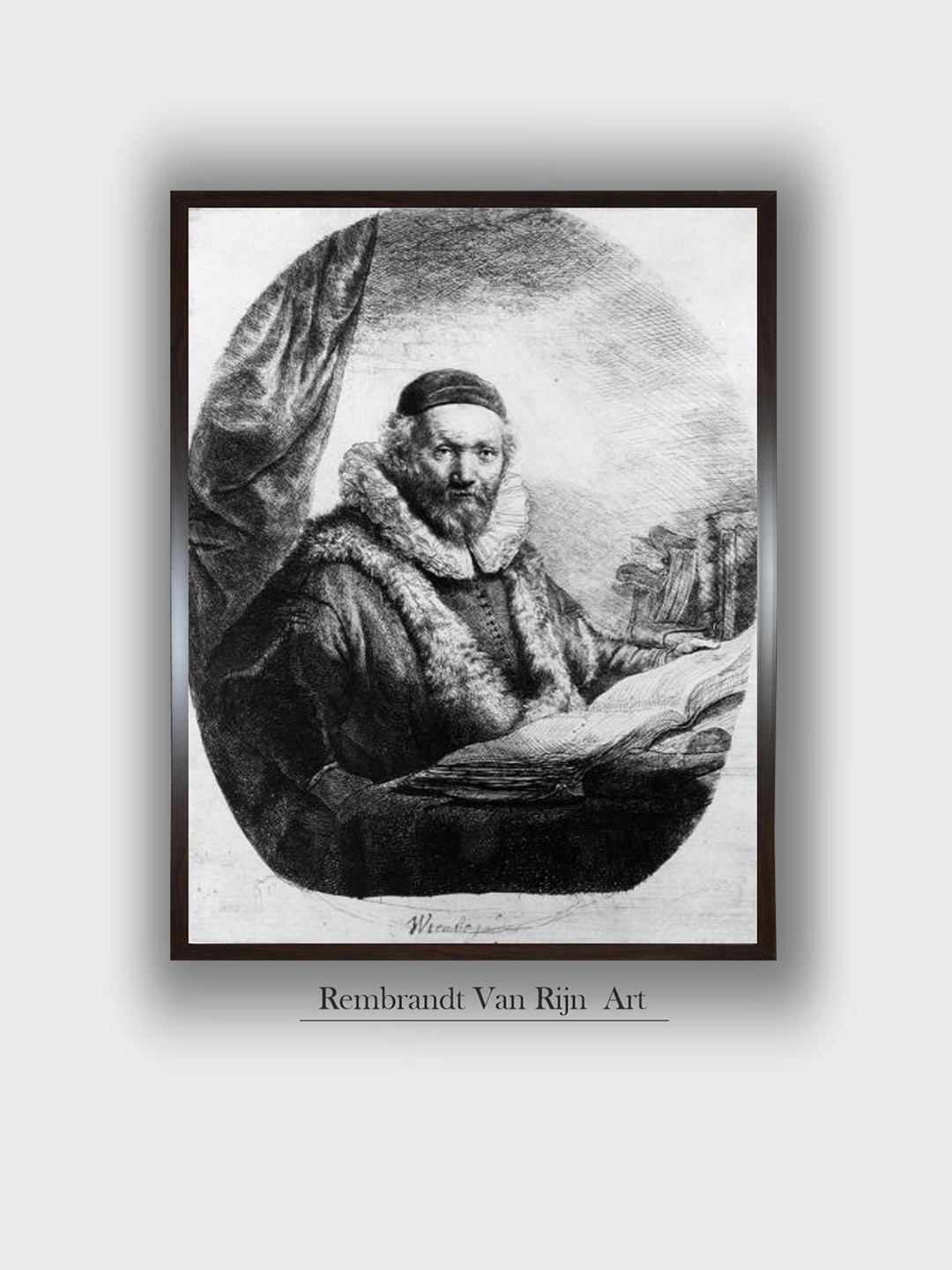 

The Art House White & Black Wooden Painting Wall Art