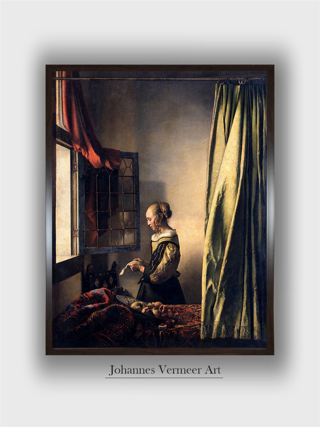 

The Art House Black & Brown Girl Reading A Letter Wooden Wall Painting