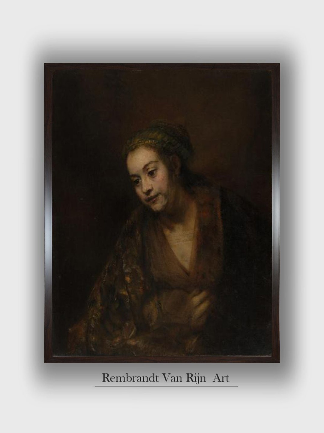 

The Art House Black And Brown Canvas Panting Wall Art