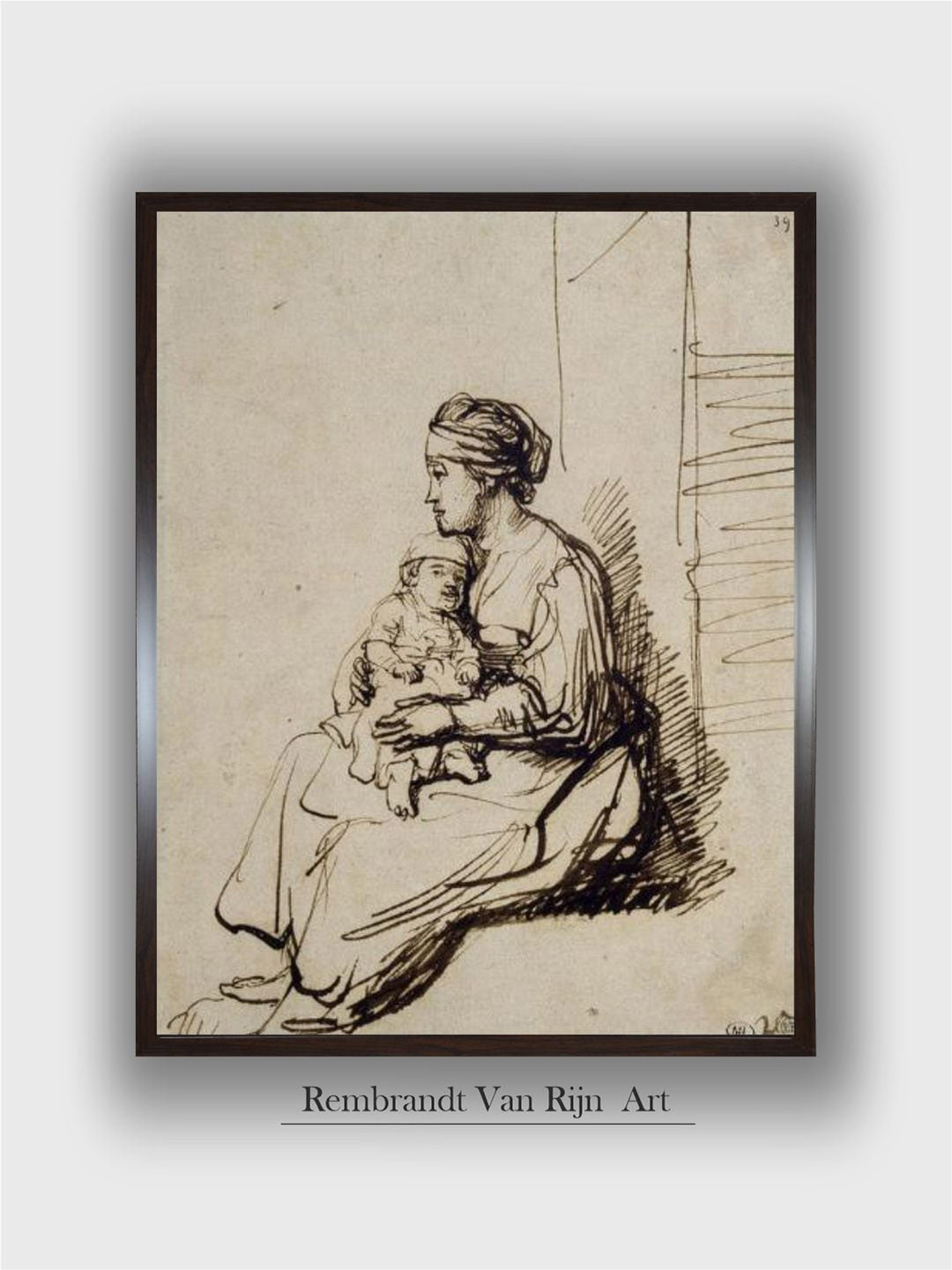 

The Art House Wall Painting, Beige