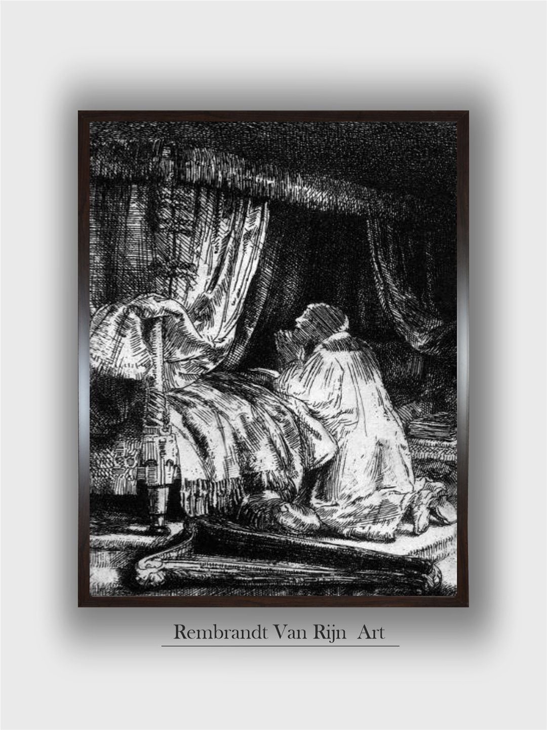 

The Art House Black Wooden Painting Wall Art