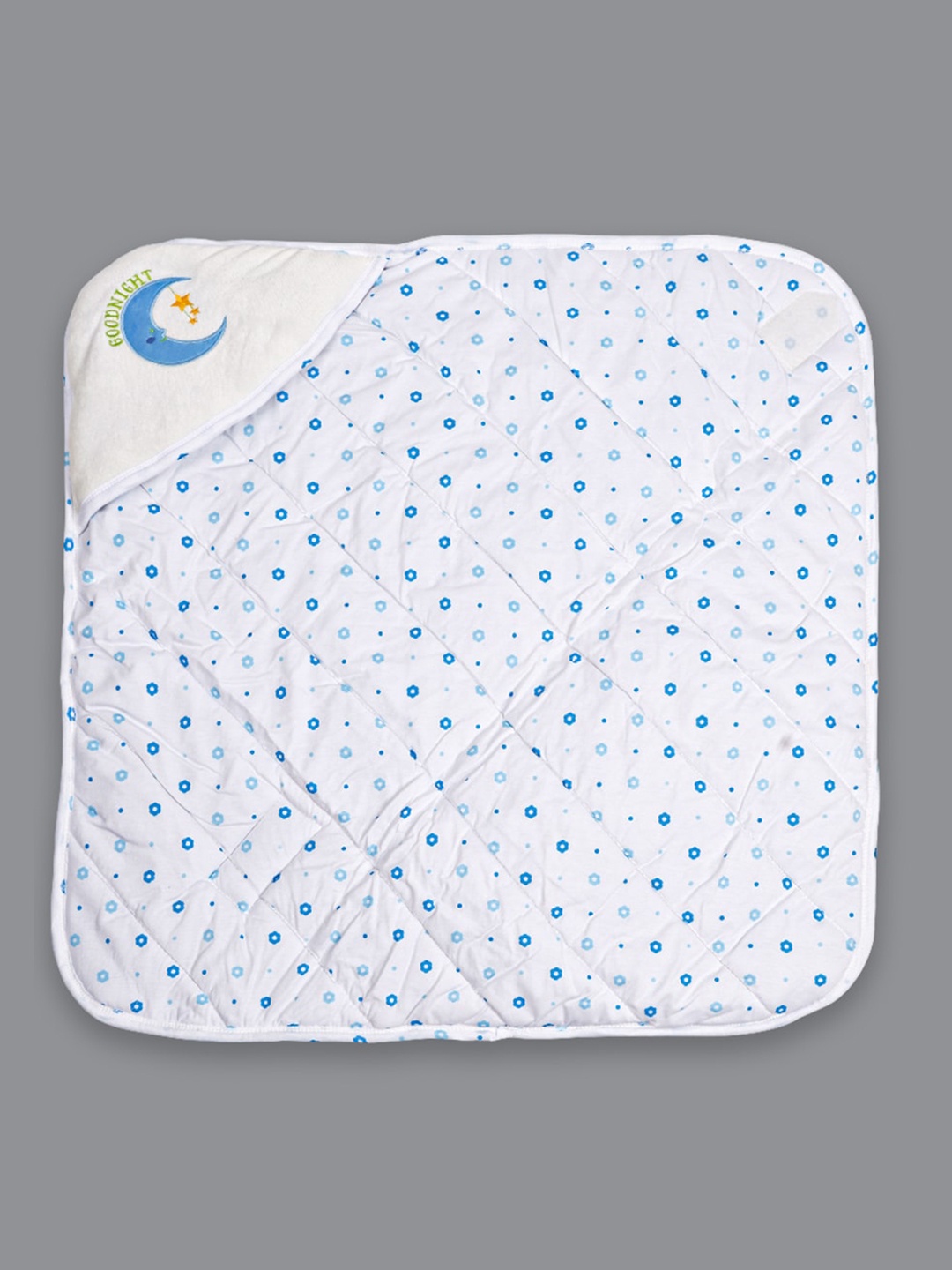 

Born Babies Infants Printed Cotton Sleeping Bag, Blue