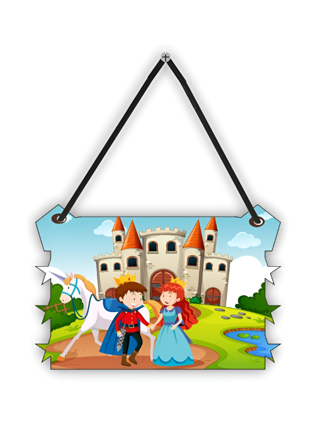 

CVANU Blue & White Heat Resistance Wall Hanging