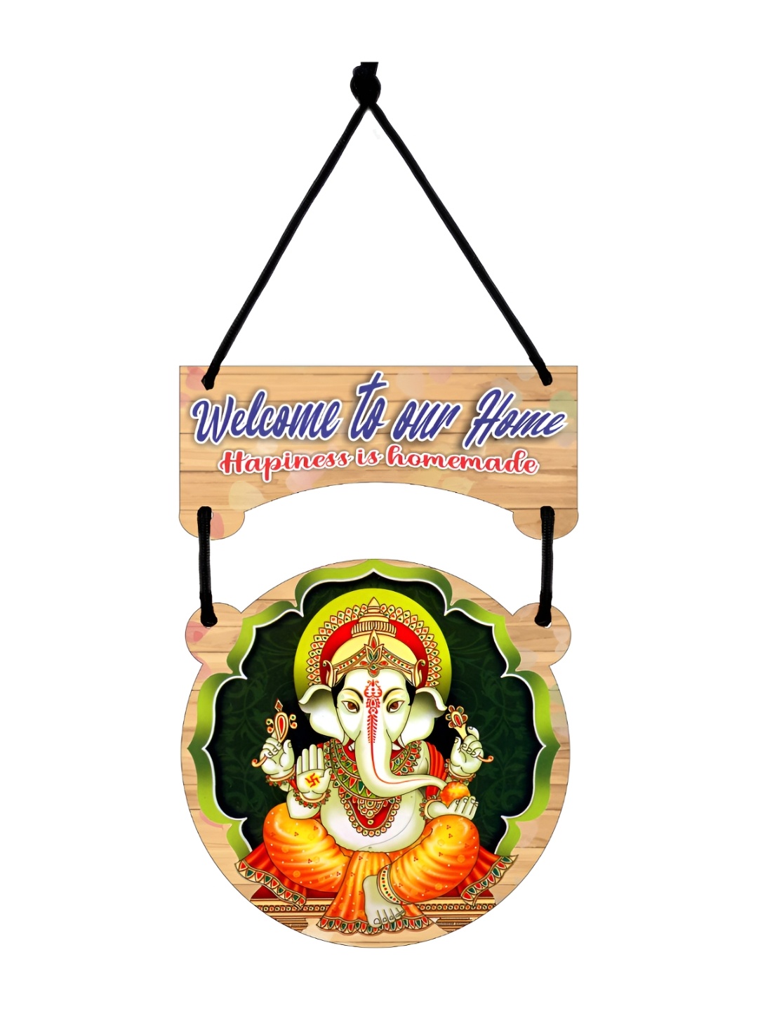 

CVANU Green & White Heat Resistance Wall Hanging