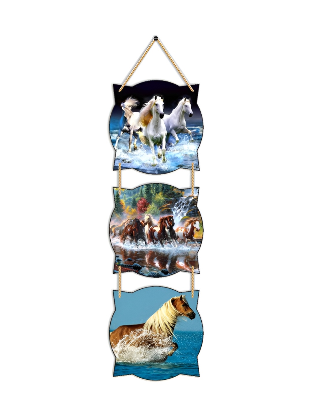 

CVANU Blue & White Printed Heat Resistance Wall Hangings