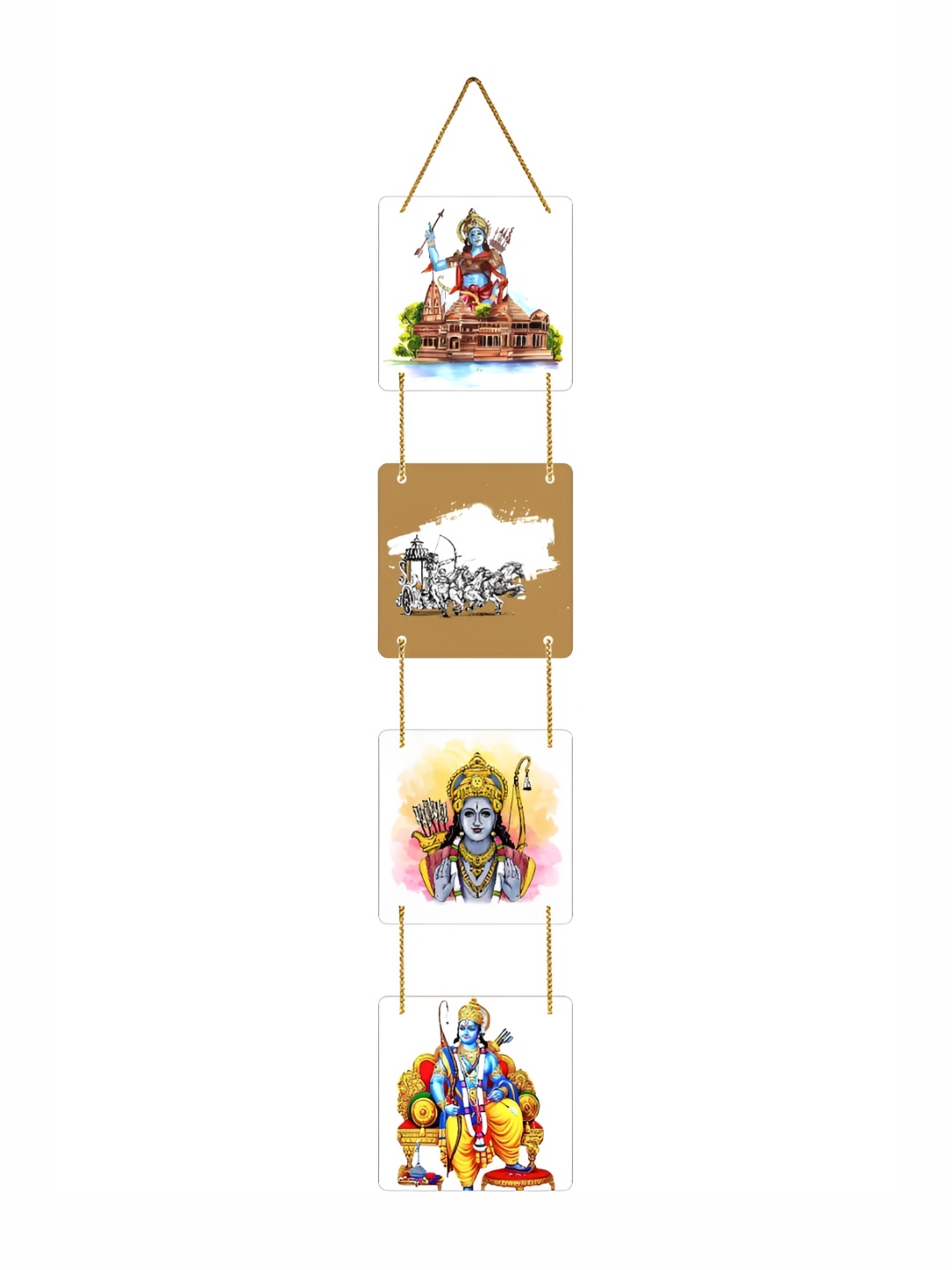 

CVANU White & Beige Heat Resistance Wall Hangings