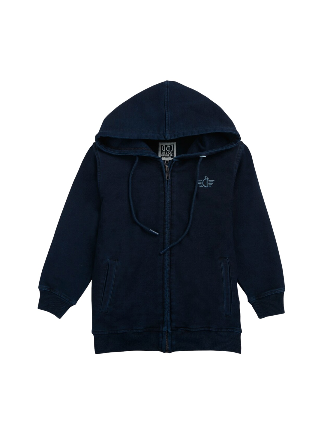 

Gini and Jony Boys Long Sleeves Fleece Open Front Jacket, Navy blue