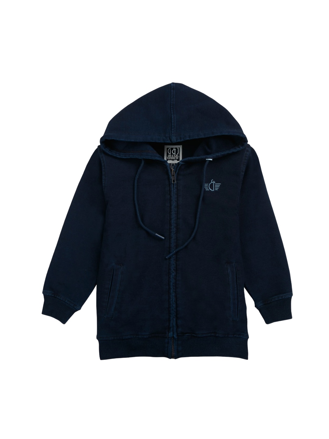 

Gini and Jony Boys Fleece Long Sleeves Open Front Jacket, Navy blue