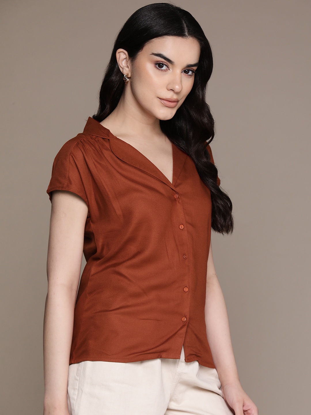 

Roadster Casual Shirt, Rust