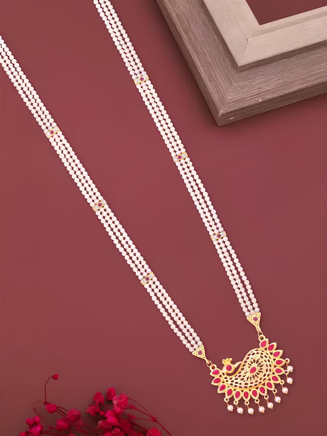 

KARISHMA KREATIONS Gold Plated Cubic Zirconia Necklace