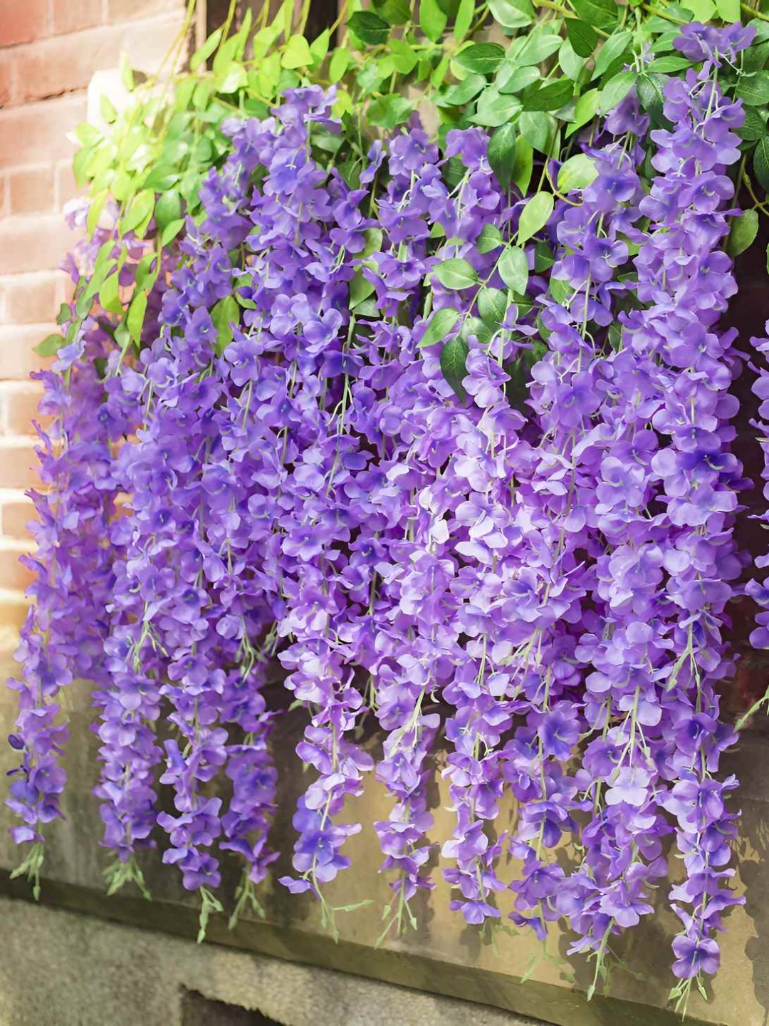

WELL ART GALLERY Purple 10 Pieces Hanging Artificial Flower