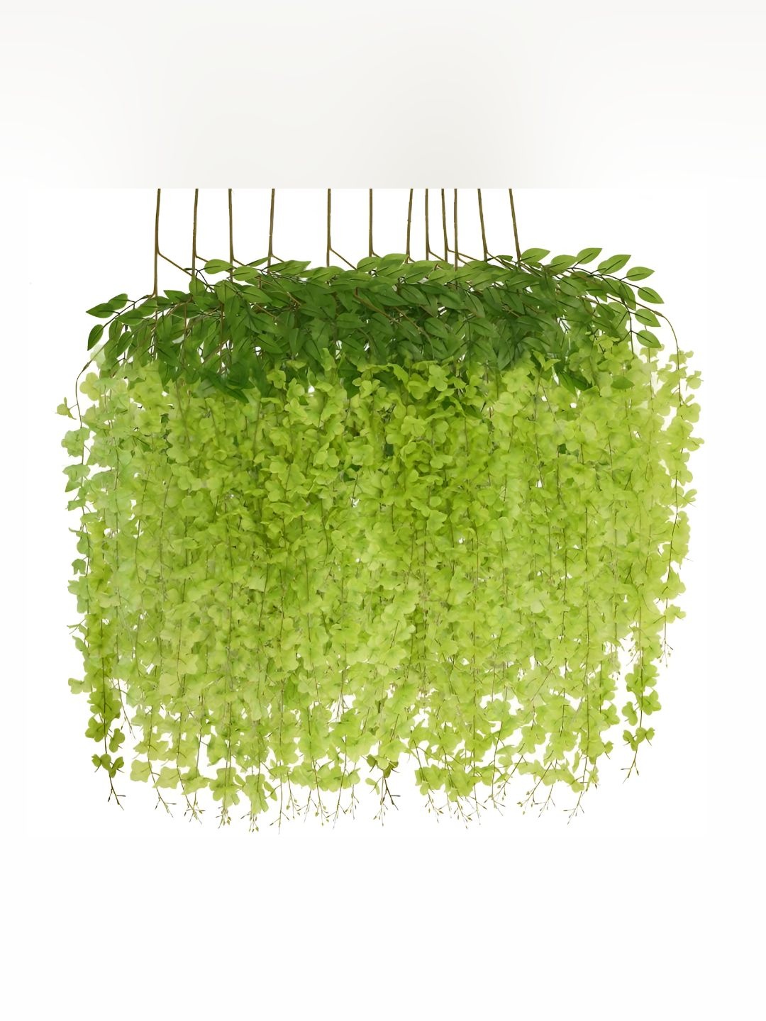 

WELL ART GALLERY Green 6 Pieces Hanging Artificial Flower