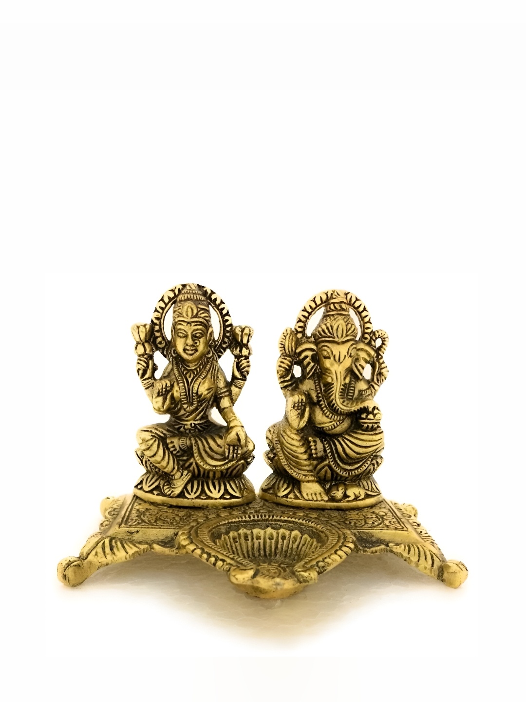 

Navyaksh Gold-Tone Religious Idol Handcrafted Puja Dhoop Showpiece