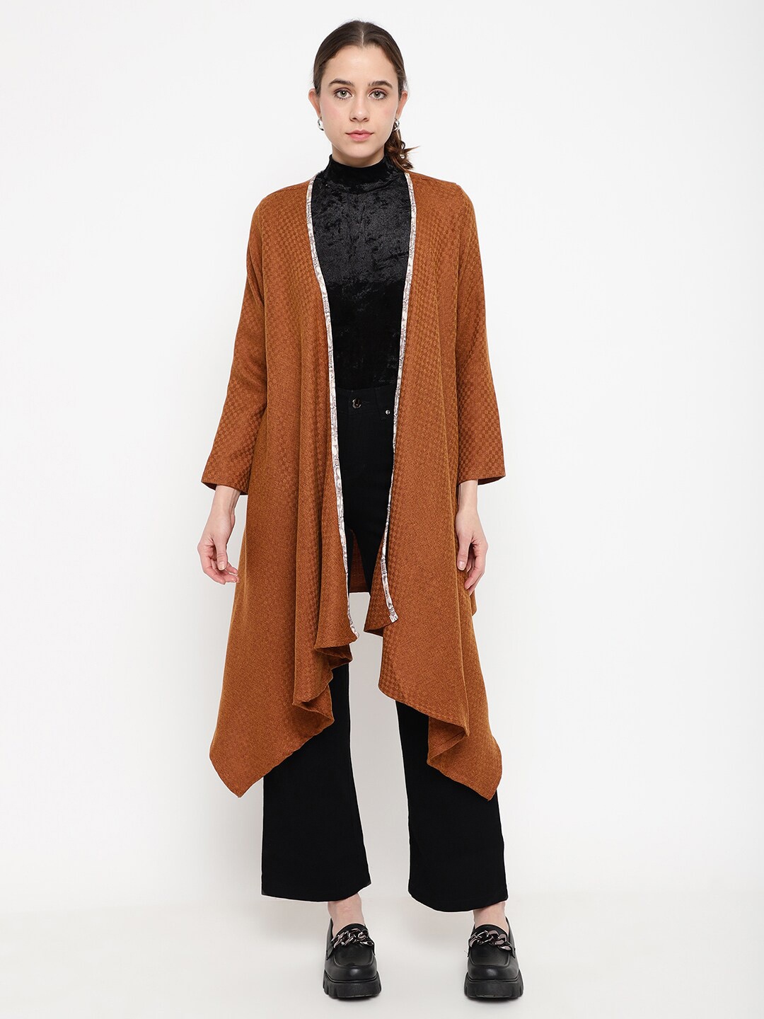 

Be Indi Women Brown Shrug