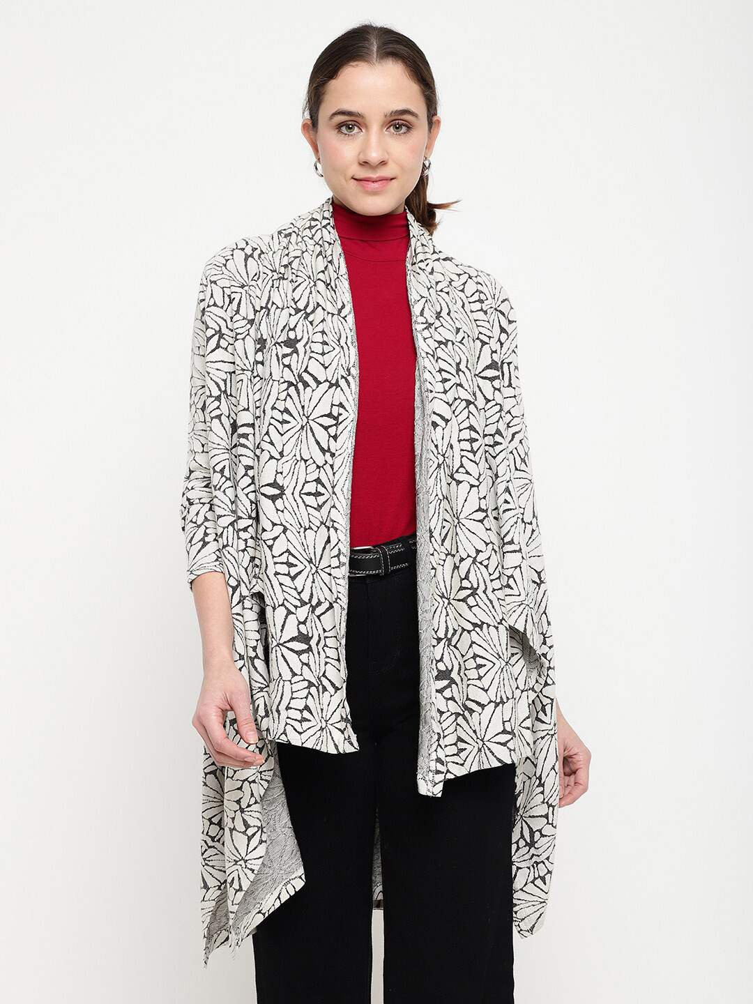 

Be Indi Women Cream-Coloured Shrug