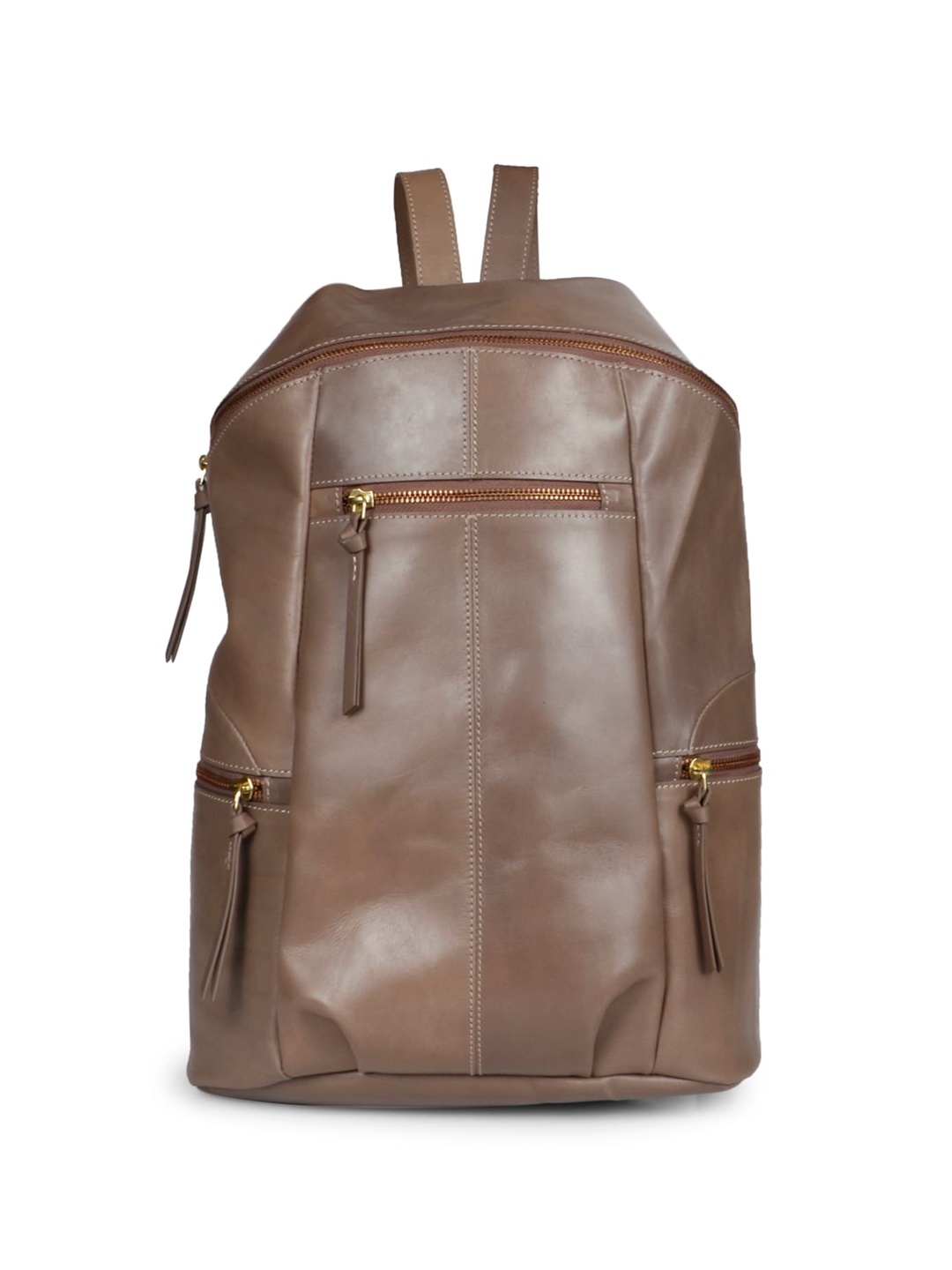 

Favore Non-Padded Leather Backpack, Brown