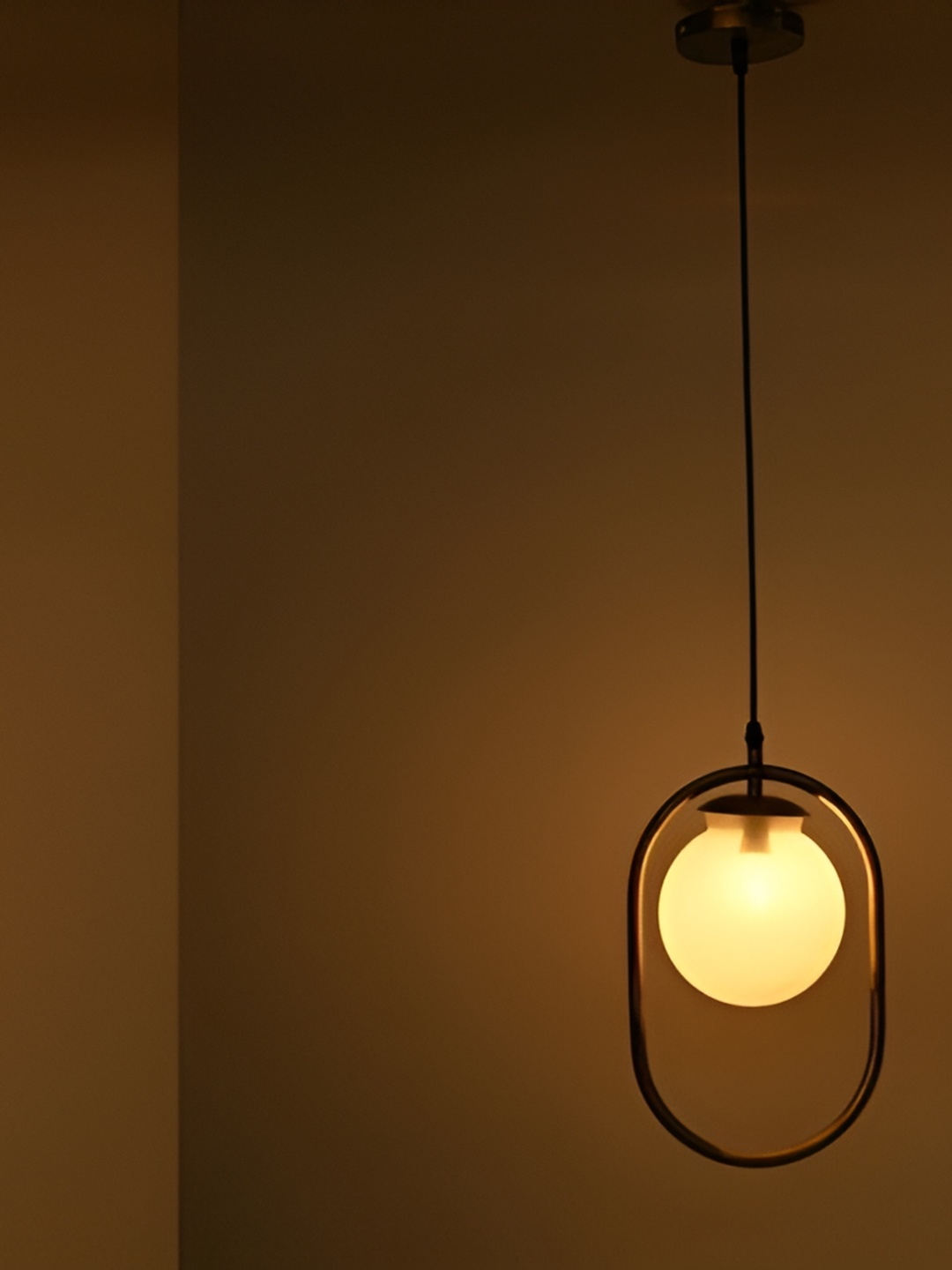 

Afast Yellow Spherical Shaped Hanging Ceiling Lamp