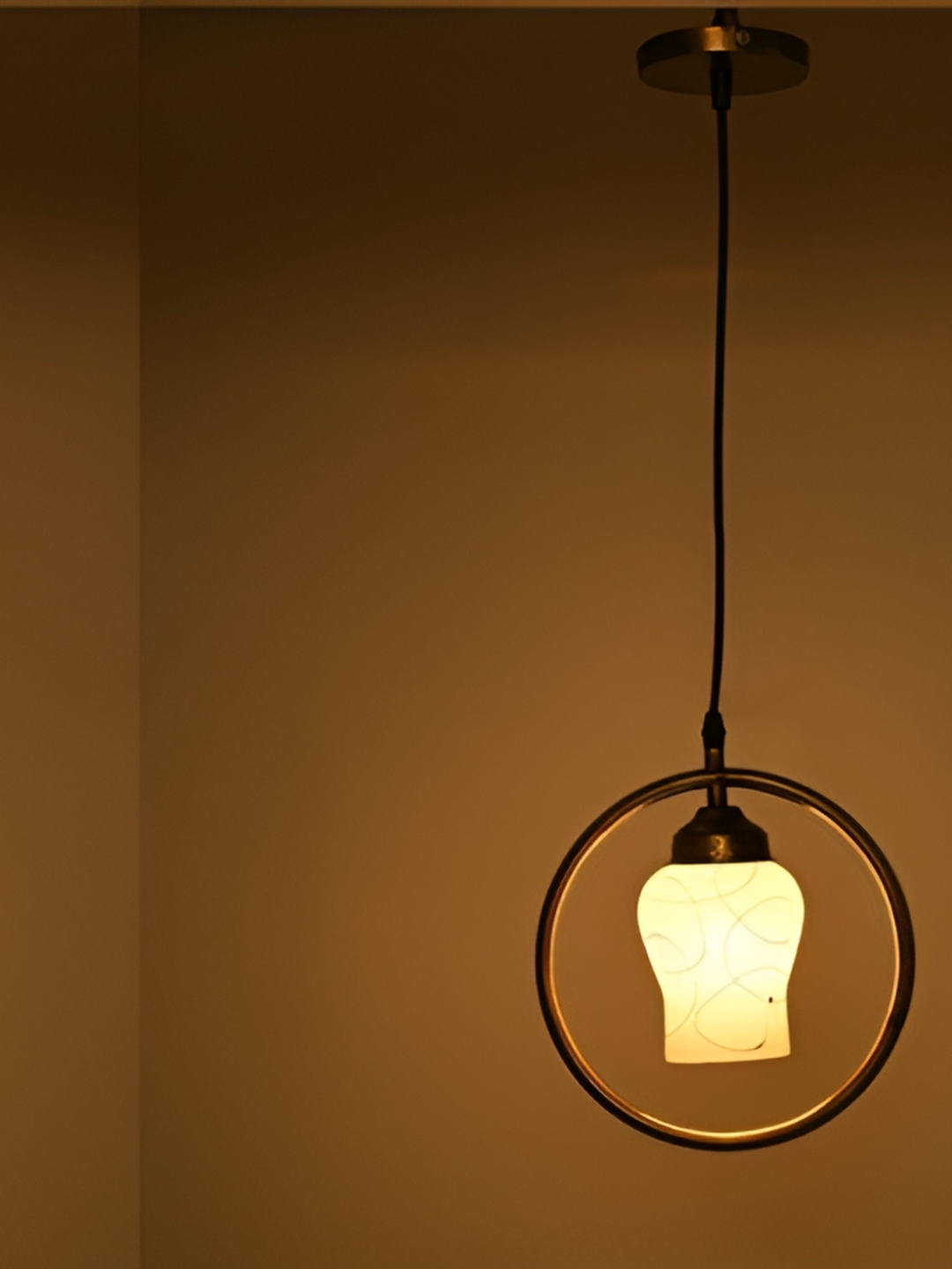 

Afast White Glass Ceiling Lamp