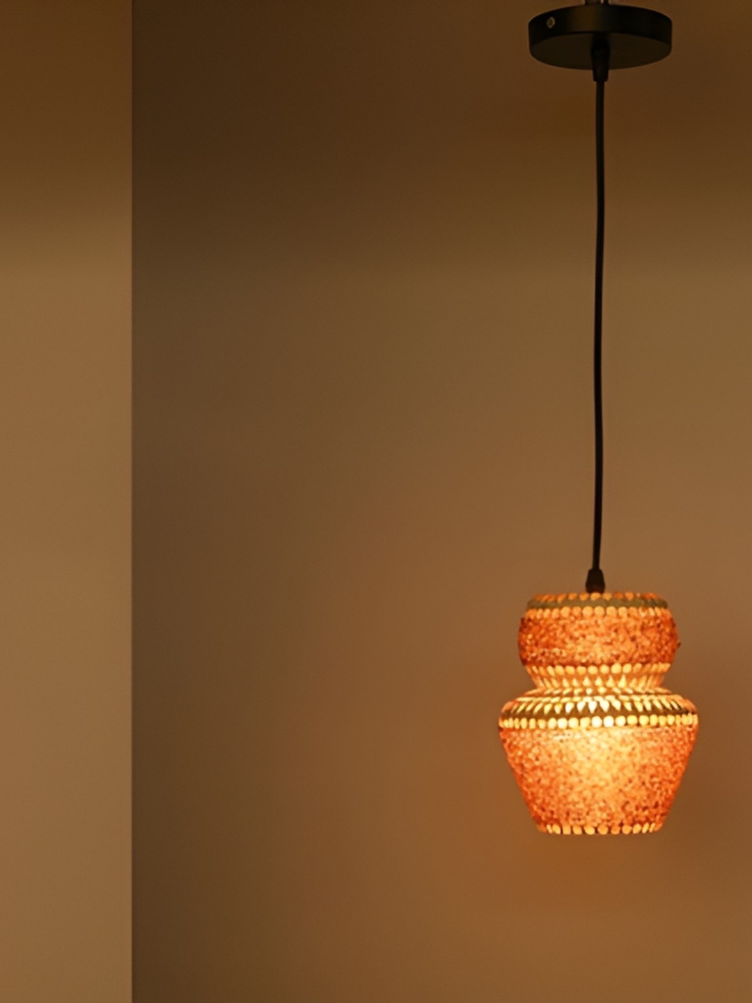 

Afast Yellow Glass Ceiling Lamp