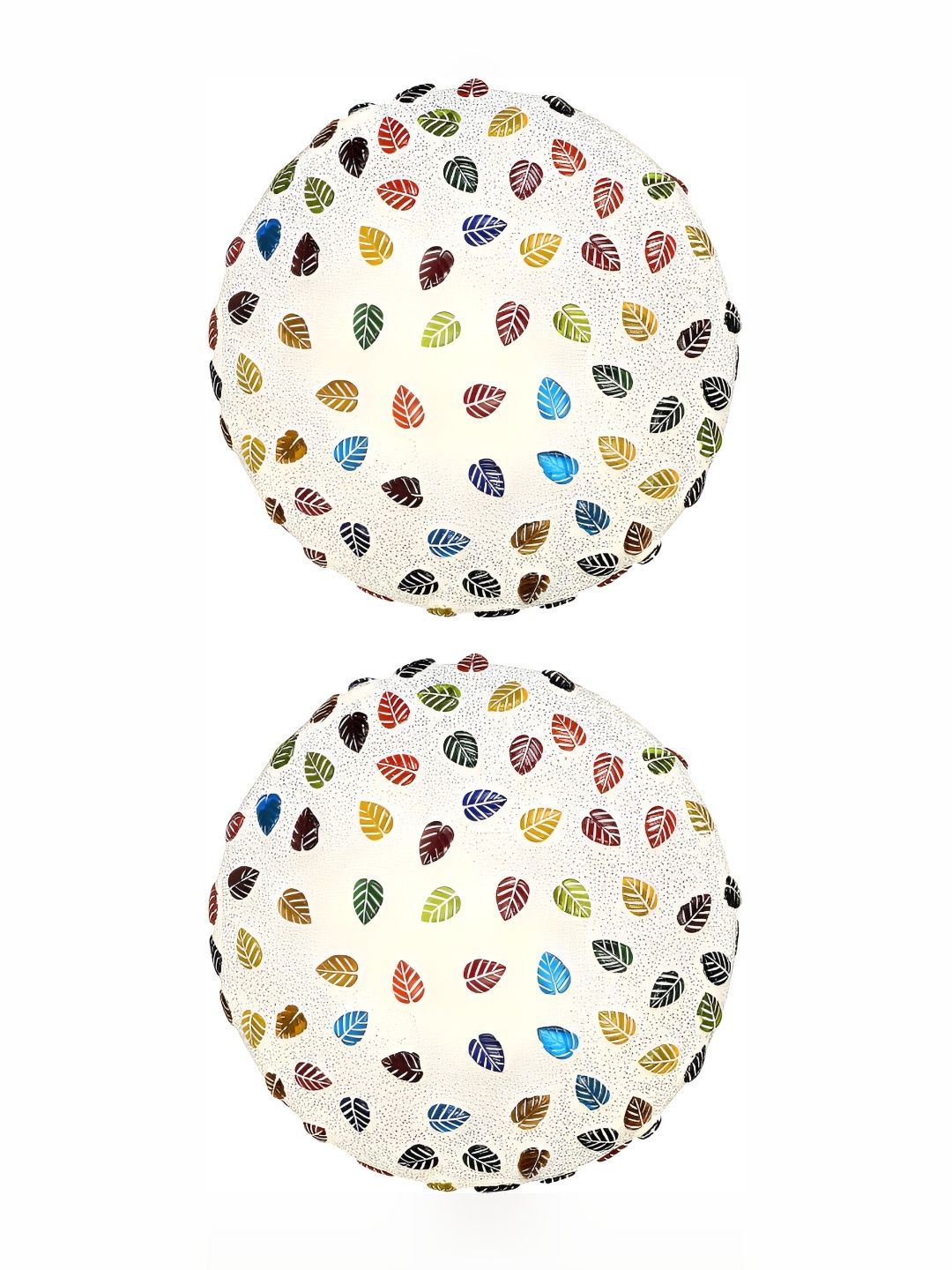 

Afast White & Yellow 2 Pieces Glass Ceiling Lamp