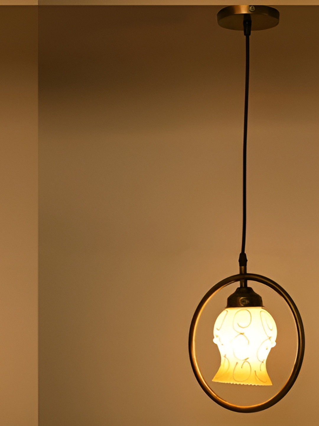 

Afast Yellow Glass Ceiling Lamp