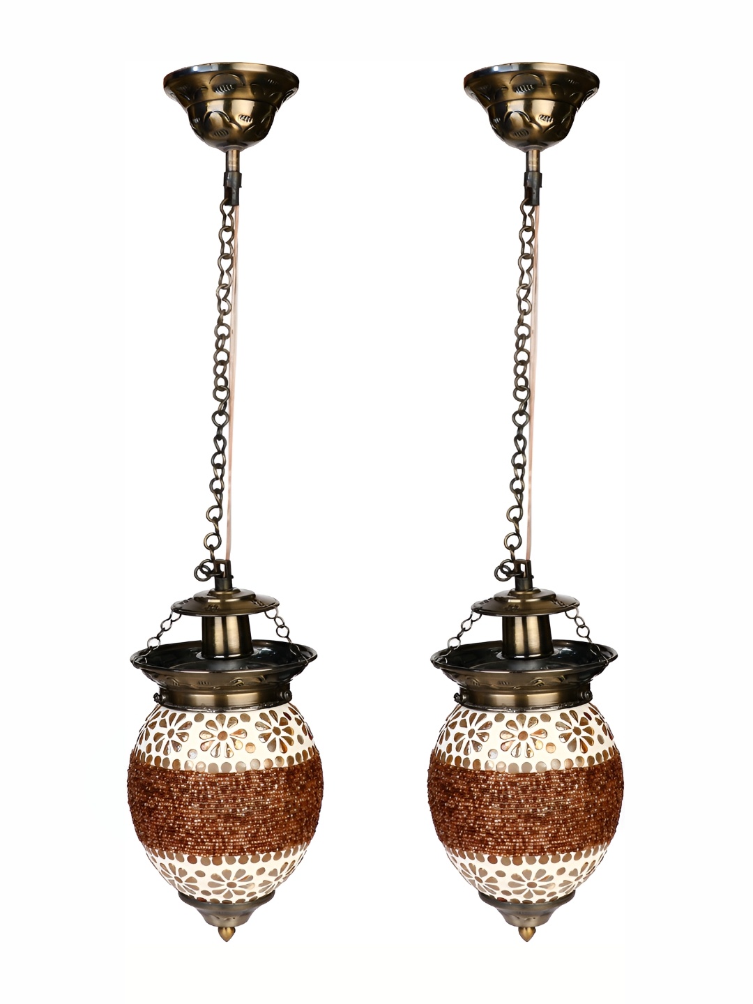 

Afast Brown Glass Ceiling Lamp