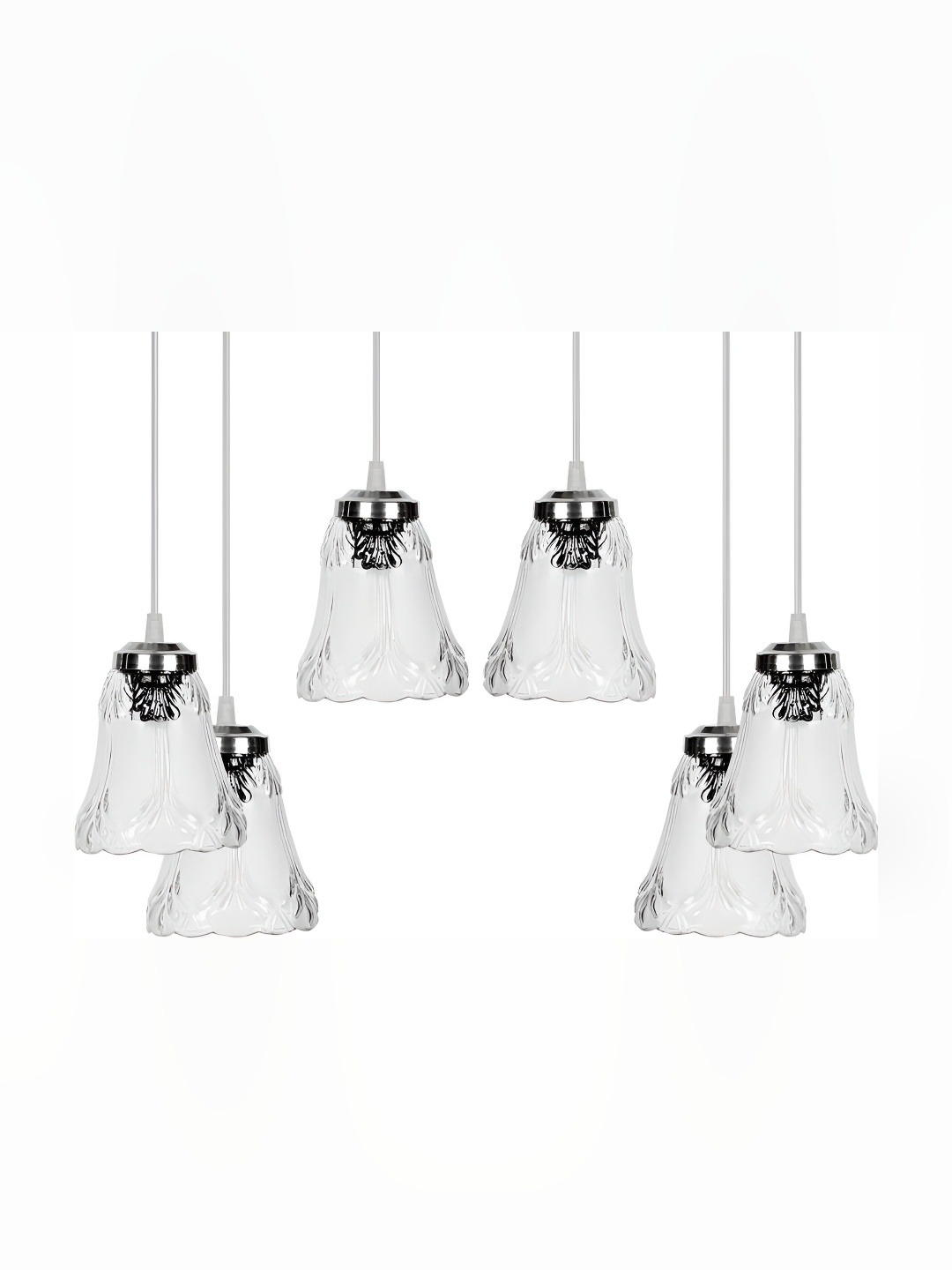 

Afast Transparent 6 Pieces Glass Ceiling Lamp