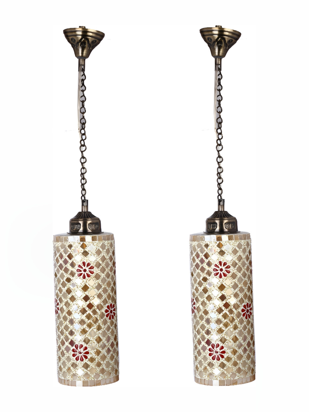 

Afast White 2 Pieces Glass Ceiling Lamp