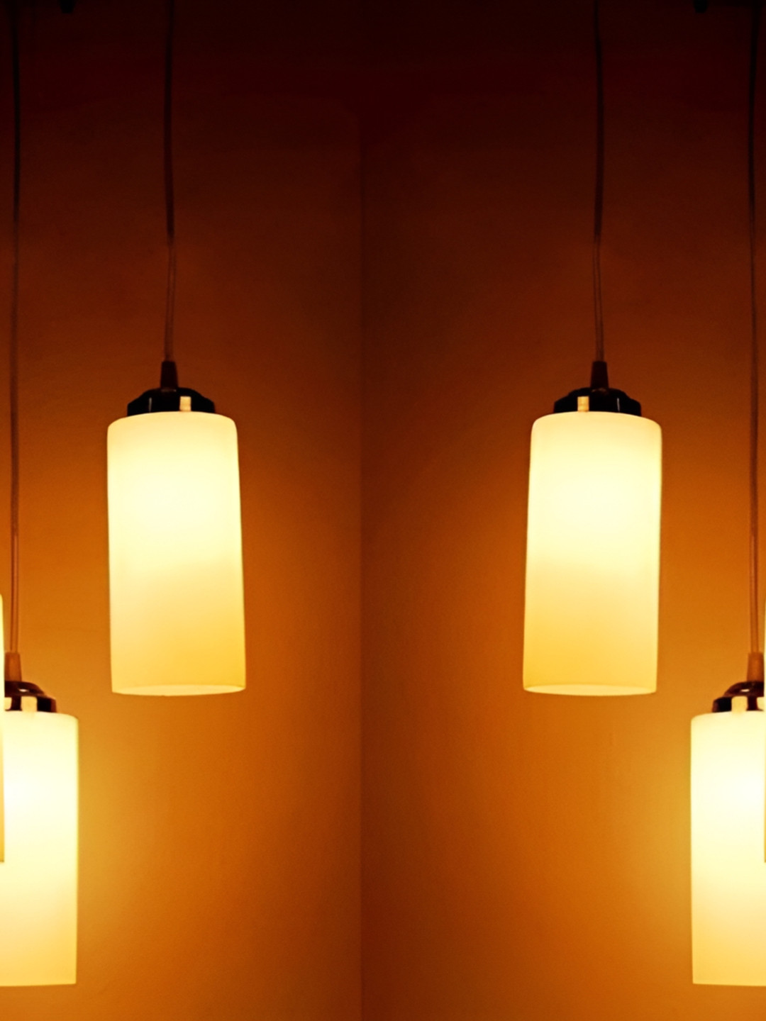 

Afast White 2 Pieces Glass Ceiling Lamps