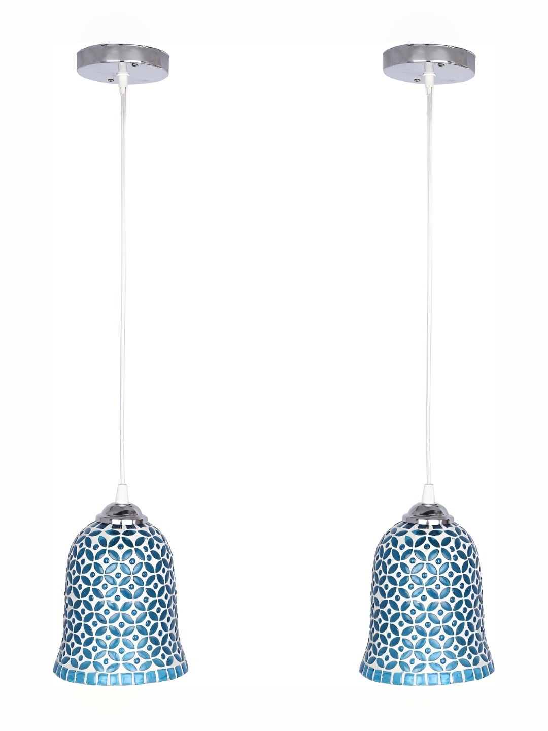 

Afast White & Blue 2 Pieces Glass Ceiling Lamp