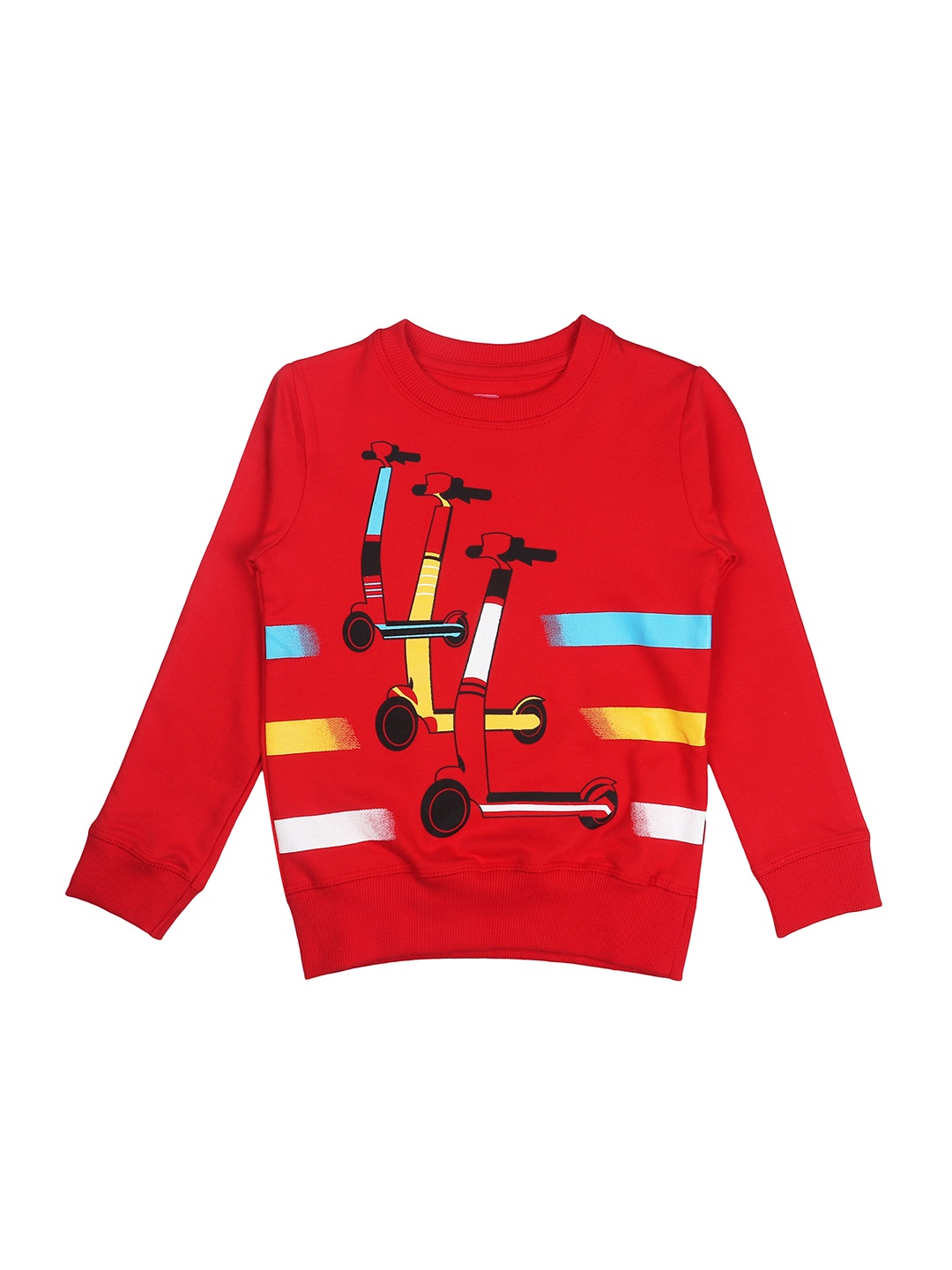 

BAESD Boys Red Printed Sweatshirt