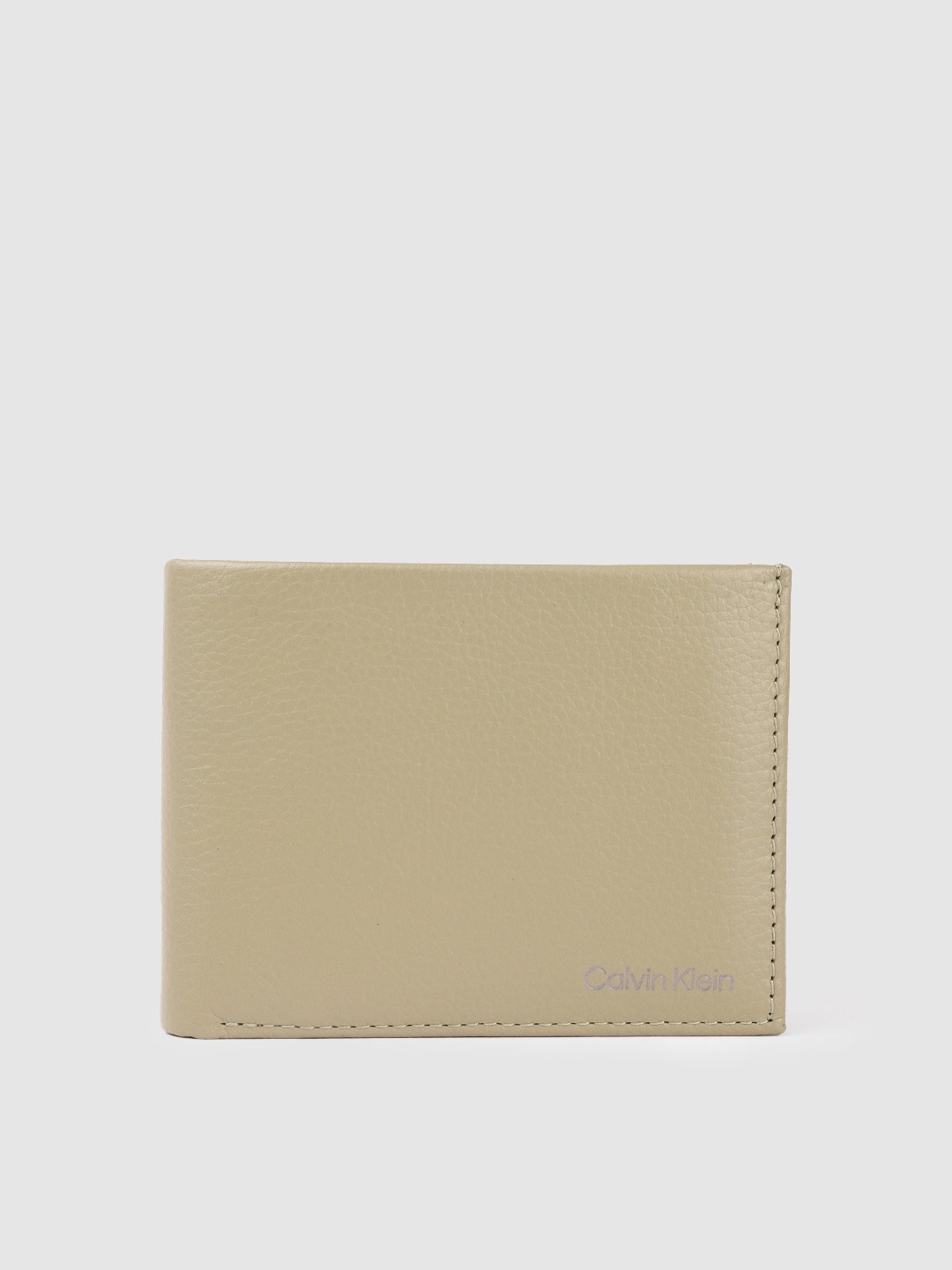 

Calvin Klein Men Leather RFID Two Fold Wallet, Green