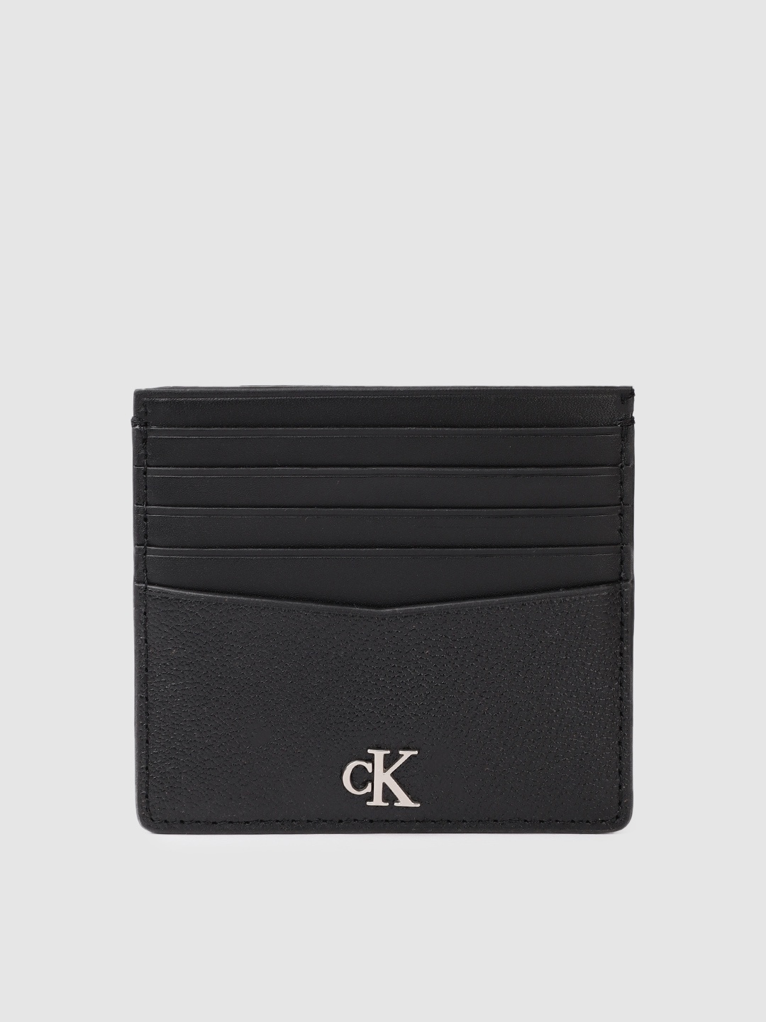 

Calvin Klein Men Leather Card Holder, Black