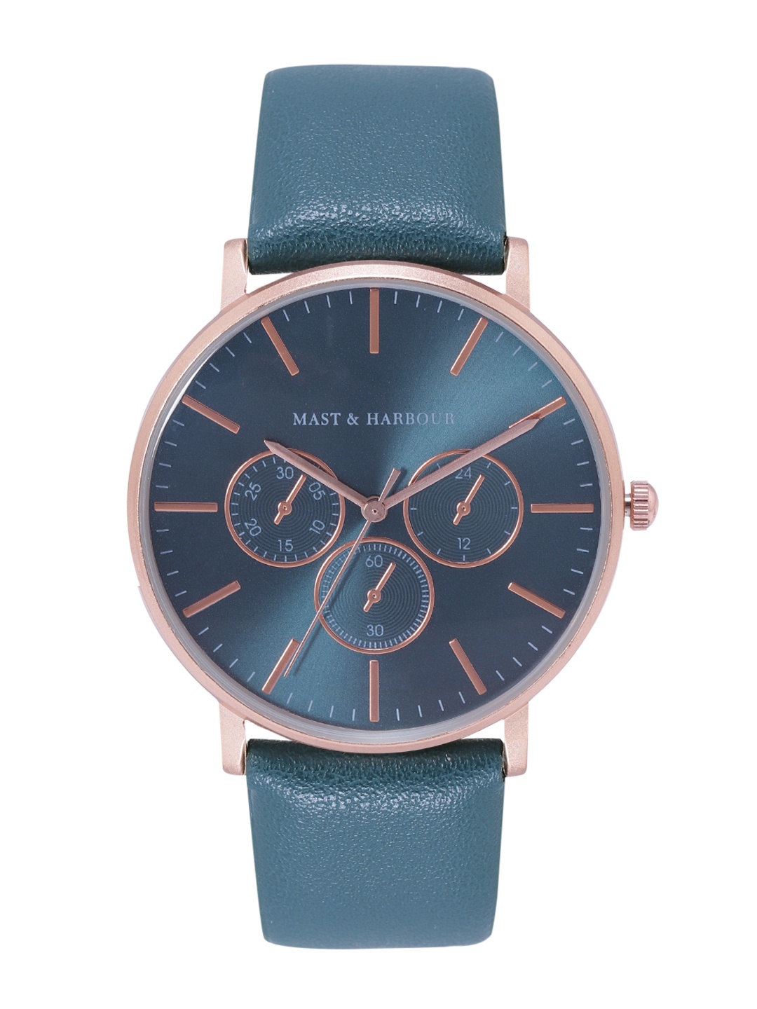 

Mast & Harbour Unisex Chronograph Analogue Watch - MFB-PN-SNT-F17A, Teal