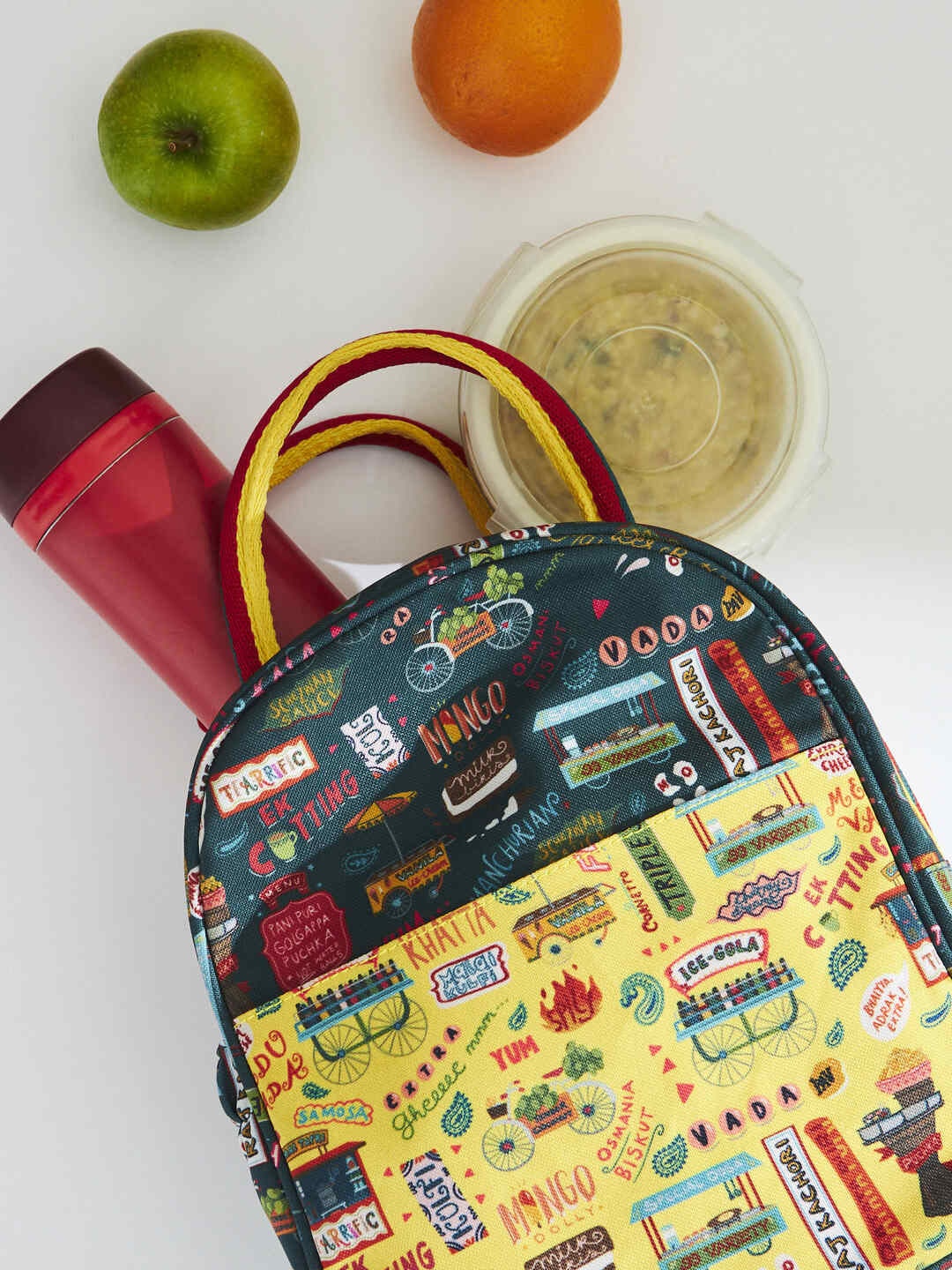 

Chumbak Floral Printed Handheld Bag, Green