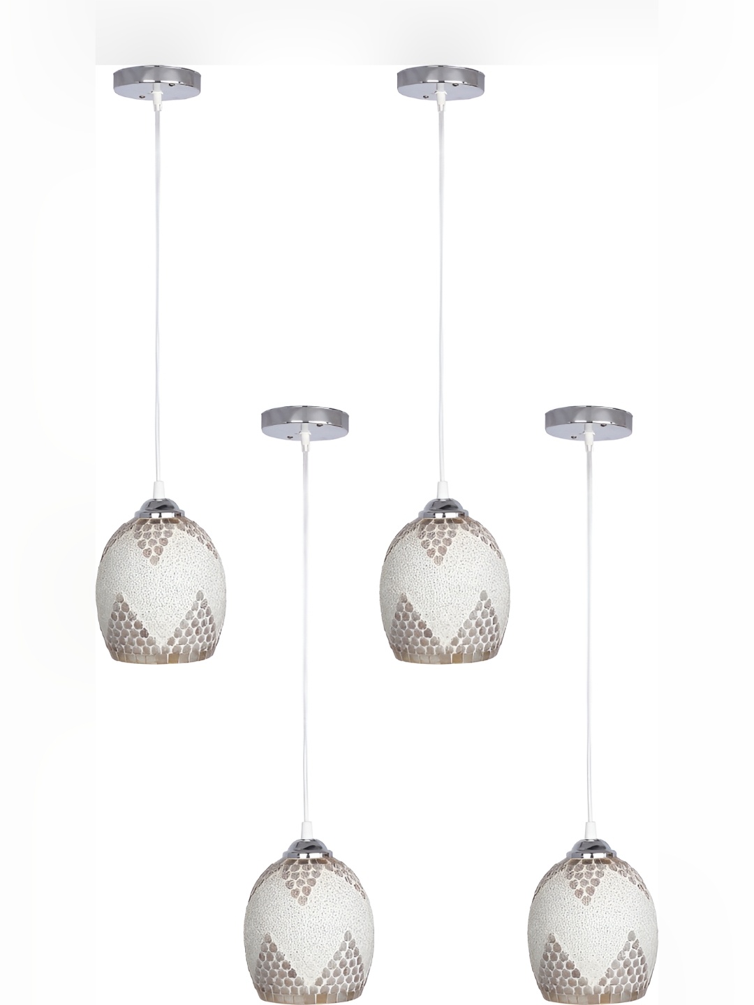 

Afast White 4 Pieces Glass Ceiling Lamp