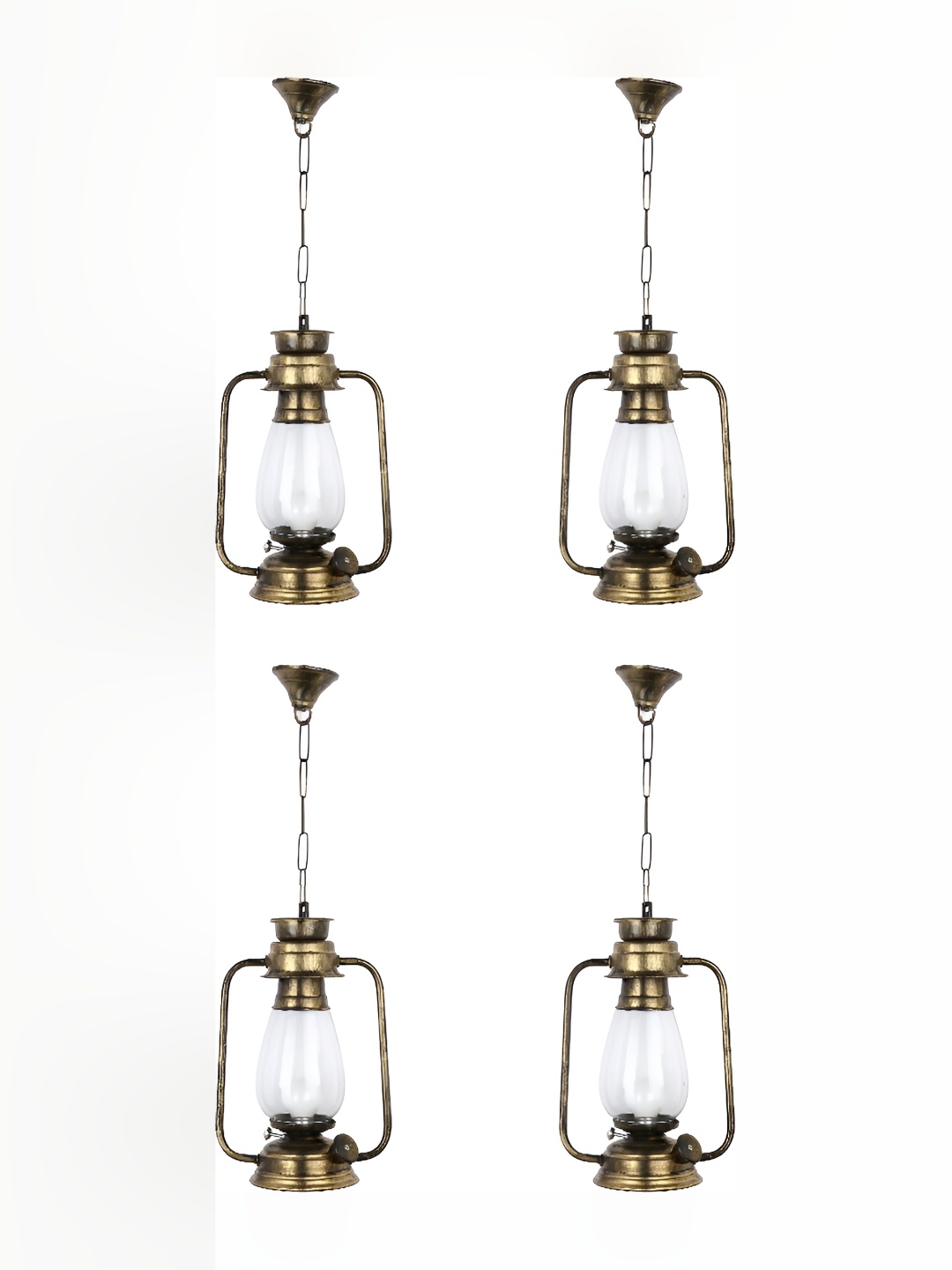 

Afast Gold Toned Glass Ceiling Lamp
