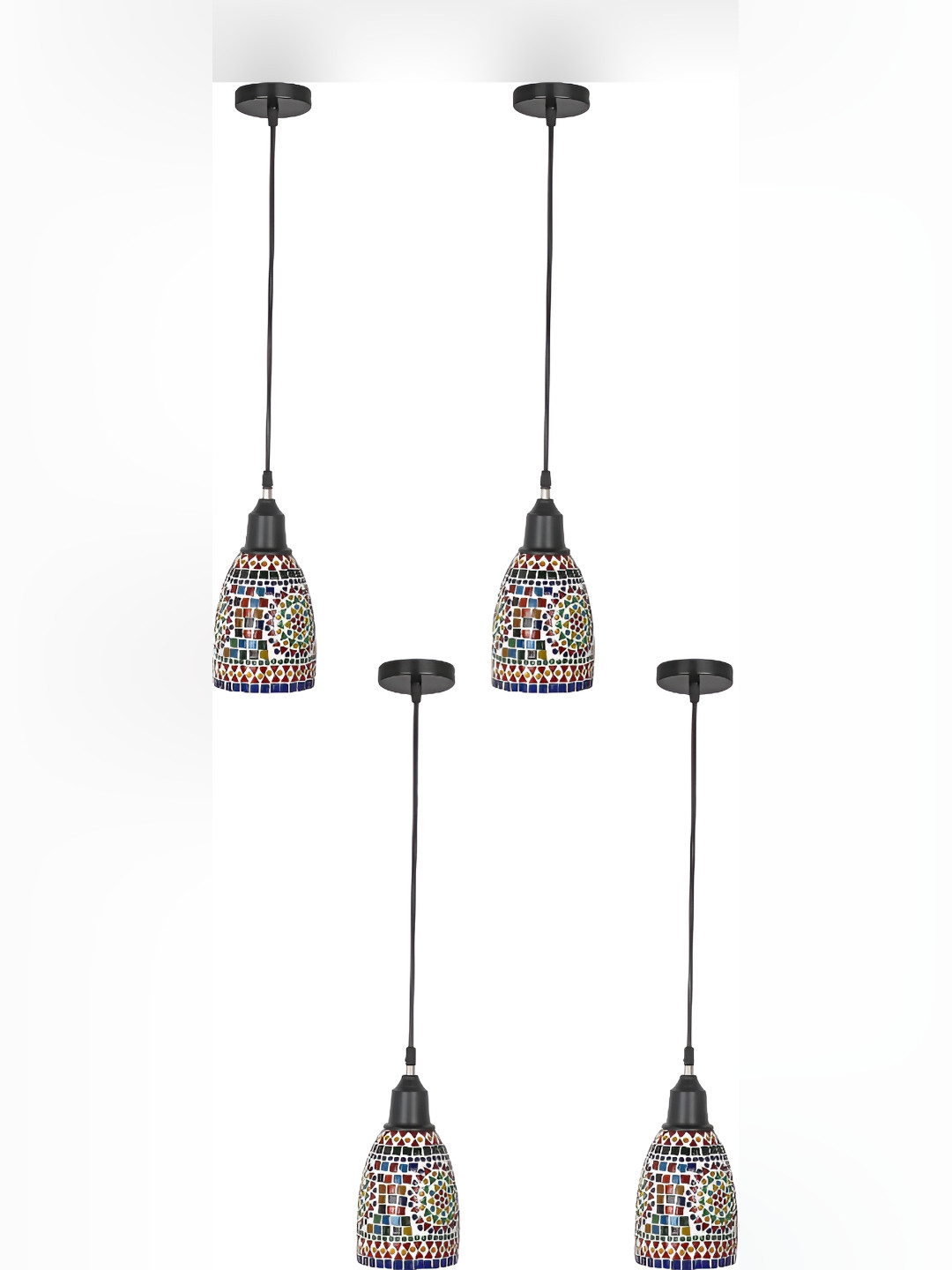 

Afast Black Glass Ceiling Lamp