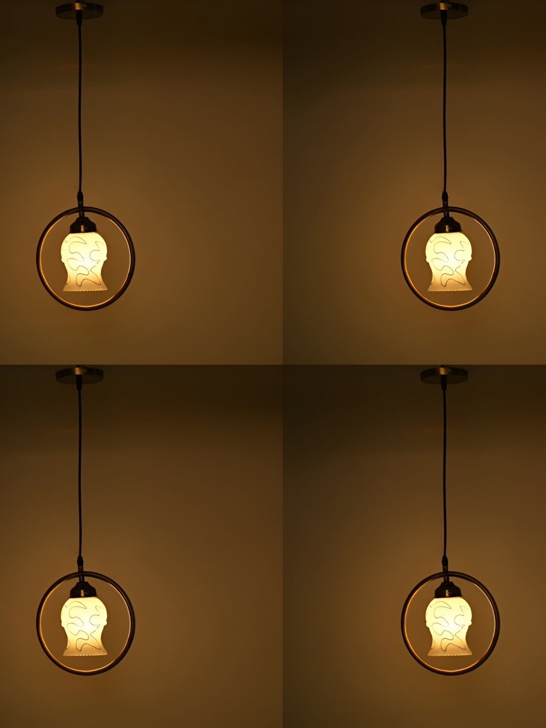 

Afast White Glass Ceiling Lamp