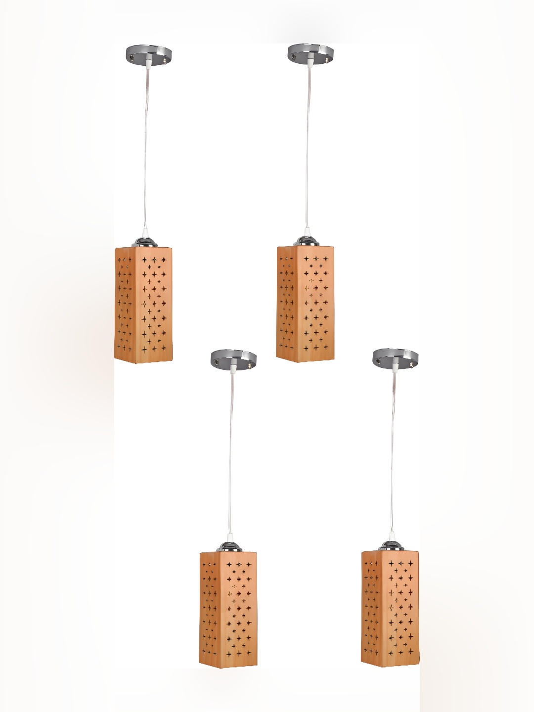 

Afast Brown 4 pieces Wooden Ceiling Lamp