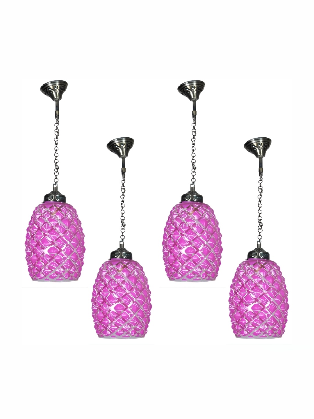 

Afast Pink 4 Pieces Glass Ceiling Lamp