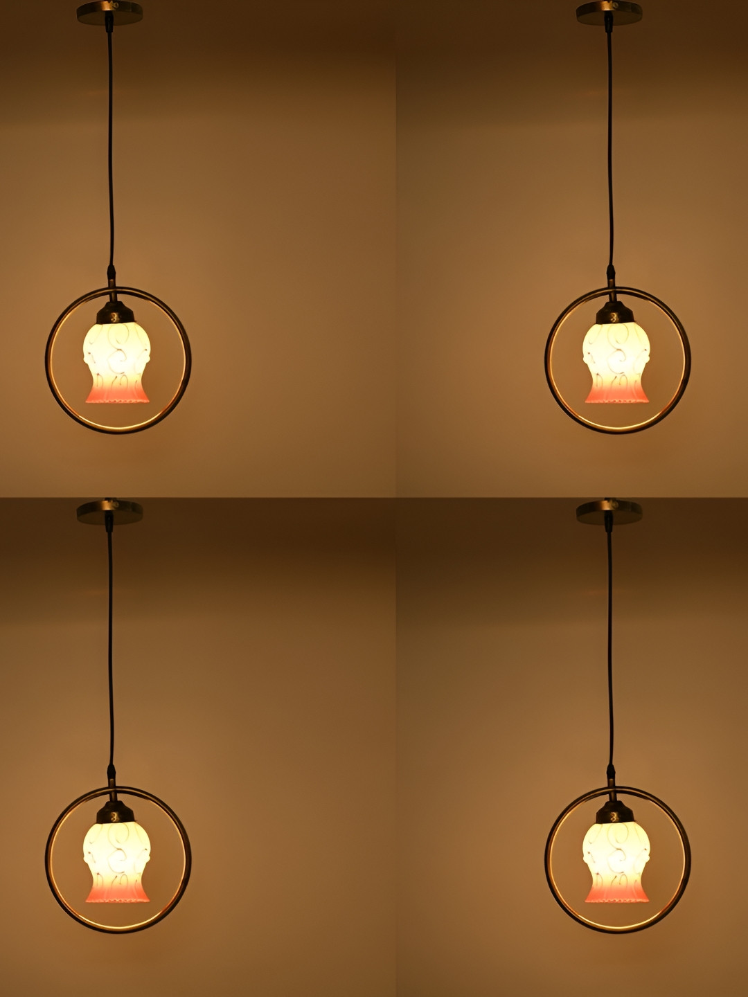 

Afast Orange Glass Ceiling Lamp