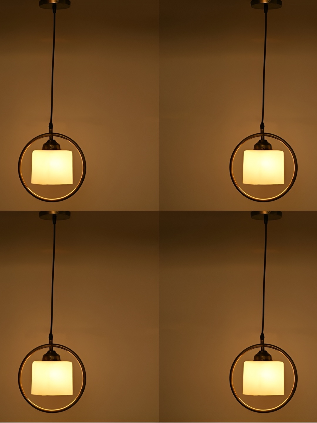 

Afast White 4 Pieces Glass Ceiling Lamp