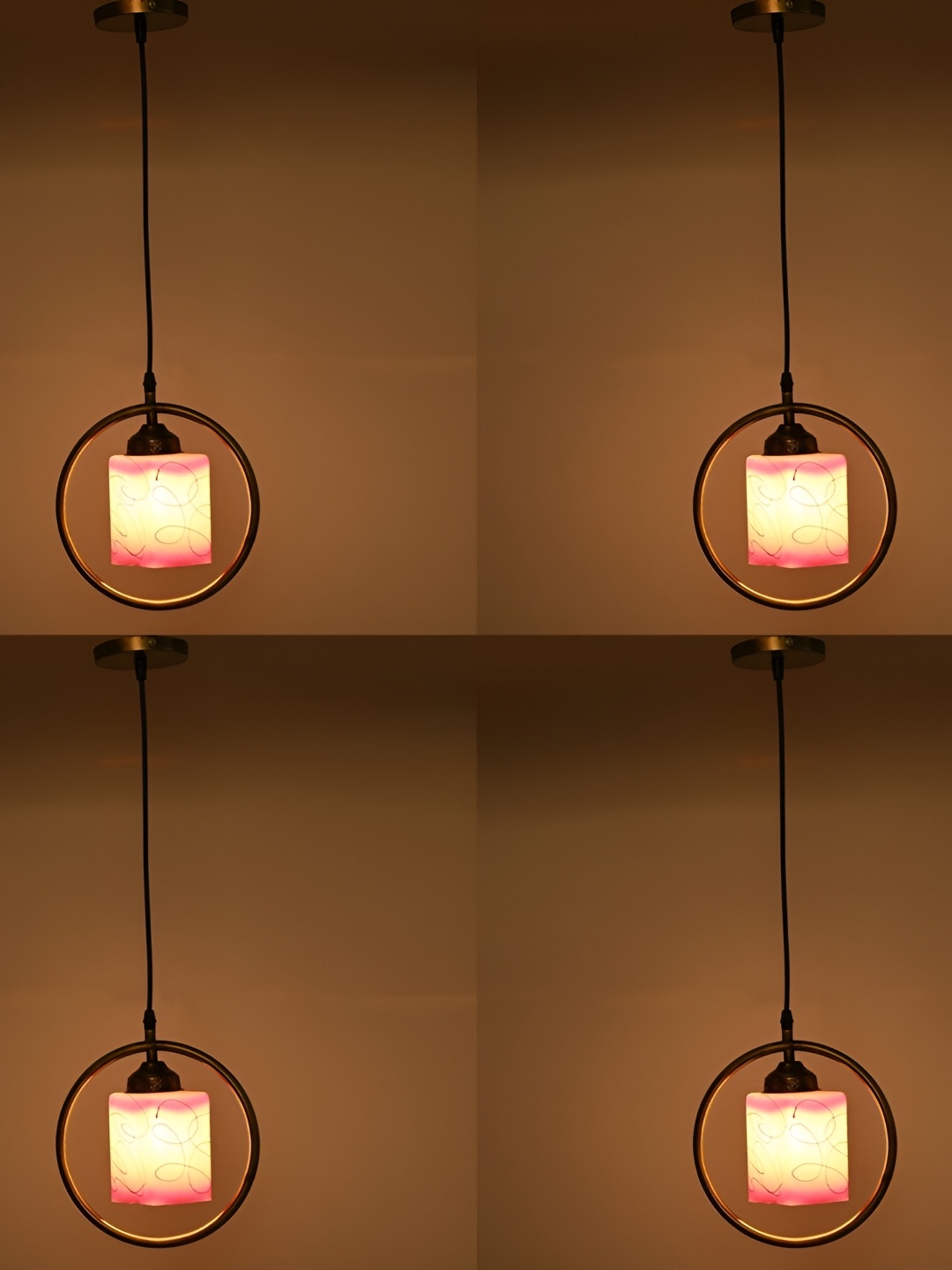

Afast Black 4 Pieces Glass Ceiling Lamp