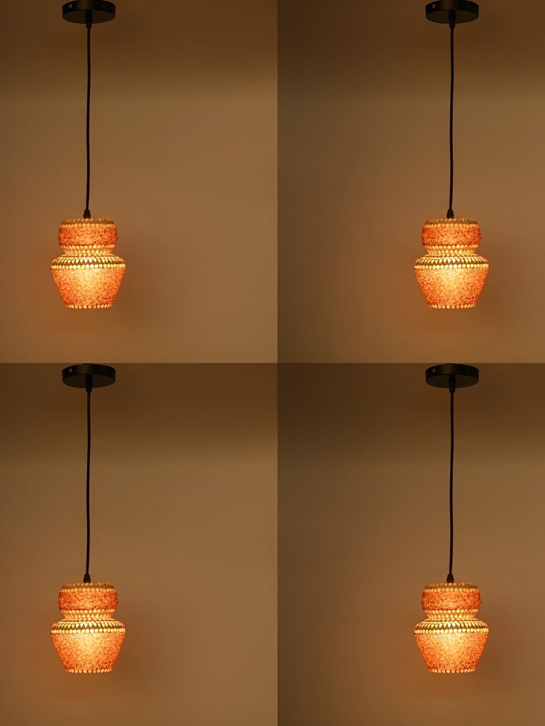 

Afast Orange Glass Ceiling Lamp