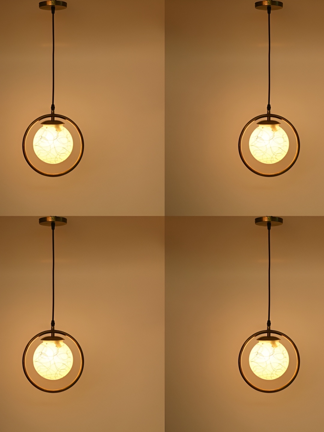 

Afast White Glass Ceiling Lamp