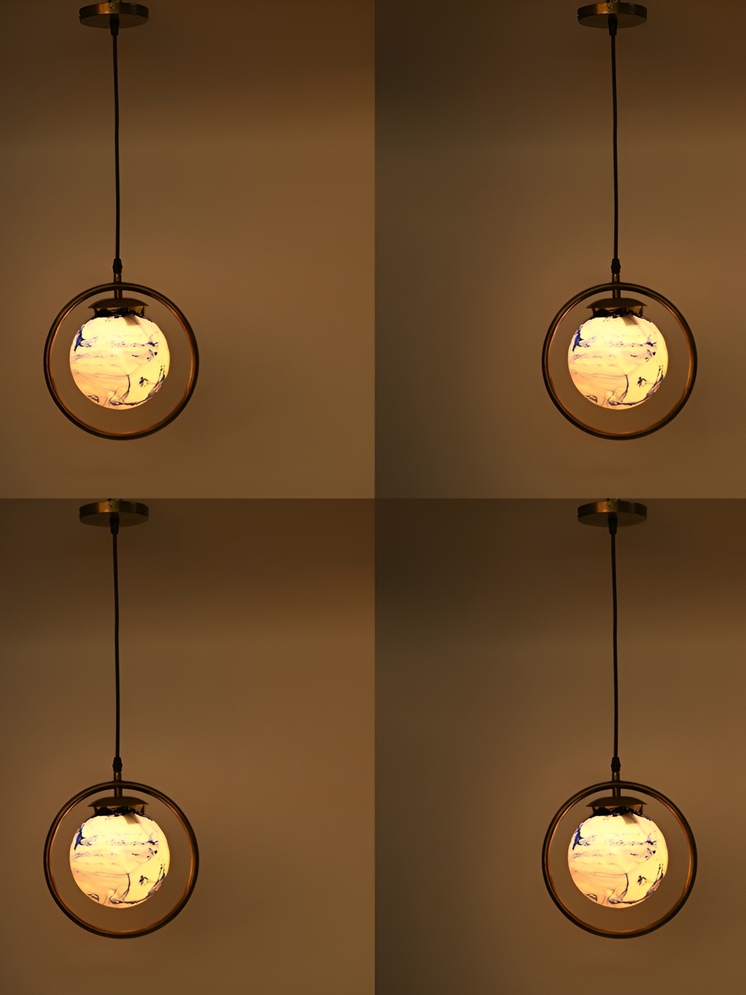 

Afast White Glass Ceiling Lamp