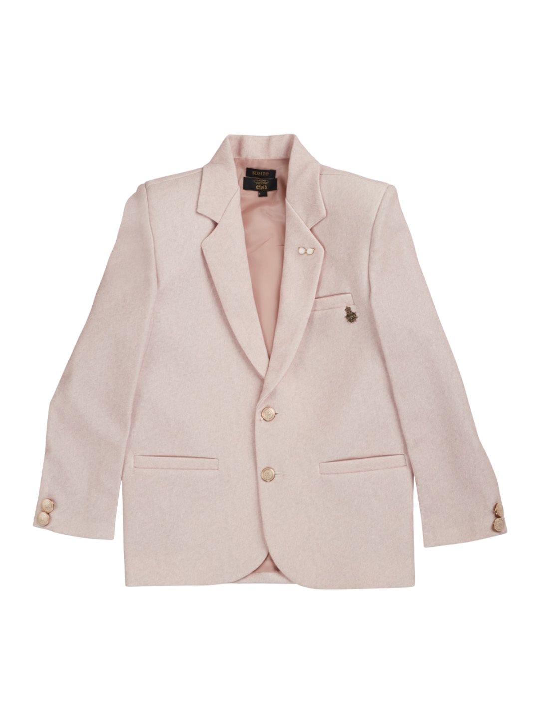 

Gini and Jony Boys Single-Breasted Cotton Blazer, Pink