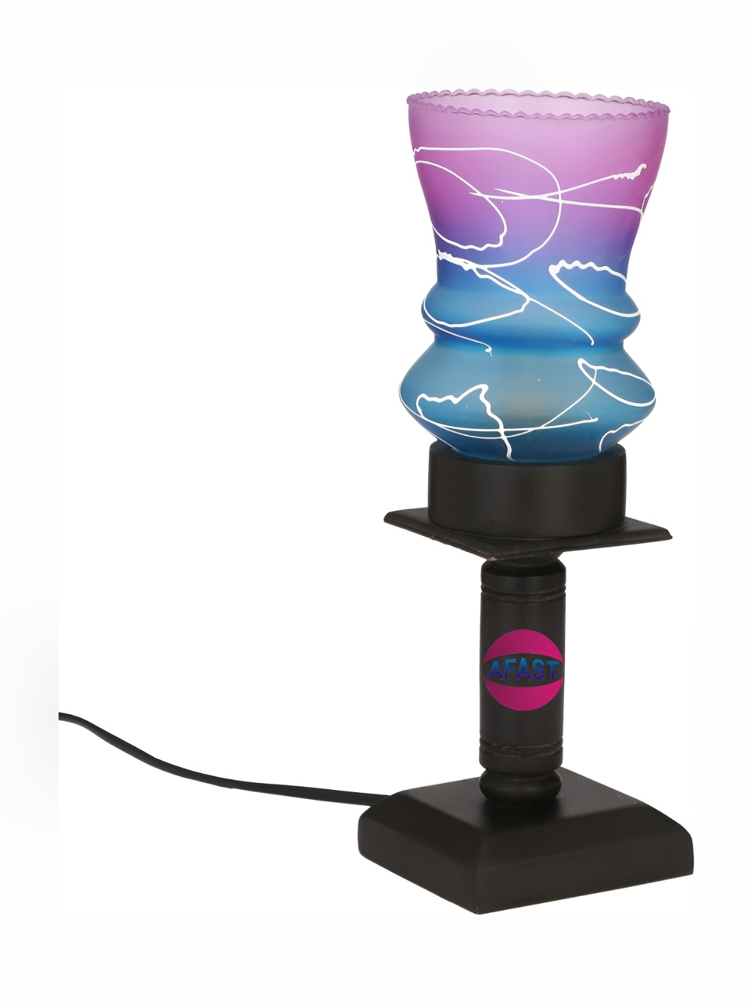 

Afast Blue & Black Textured Abstract Table Lamp
