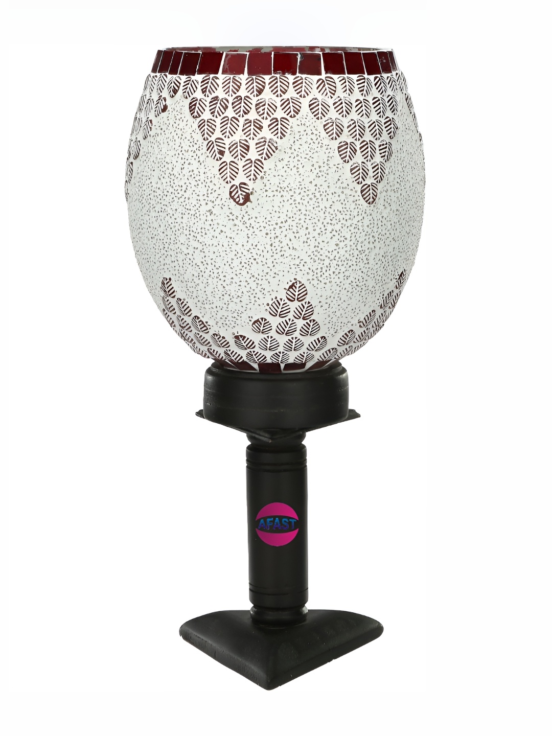 

Afast White Printed Cylinder Table Lamp